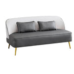 Modern Multi-Color Sofa: Gray, Yellow, Off-White, Dark Green, Orange - Premium Techno Fabric & Cotton, Wood Frame qm-13