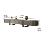 Modern Ceramic Sintered Stone TV Cabinet - Sleek Design for Elegant Living Rooms fjx-2679