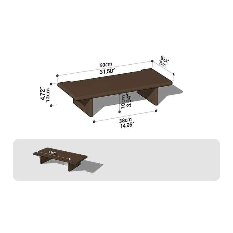 Elegant Storage Rack - Natural Wood Finish in Brown, Red Oak, Cherry, and Black Walnut hykmq-770