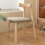 Modern Oak Dining Chair with PU Leather Upholstery - Stylish Seating for Your Home fjx-2659