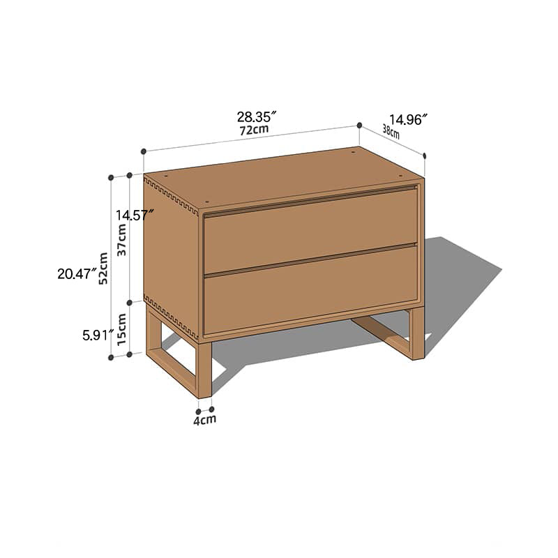 Elegant Cherry Wood and Glass Cabinet with Copper Accents - Premium Plywood Design hykmq-789