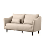 Stylish Dual-Tone Sofa Collection: Dark Blue, Orange, Green & More - Techno Fabric Cotton Blend qm-8