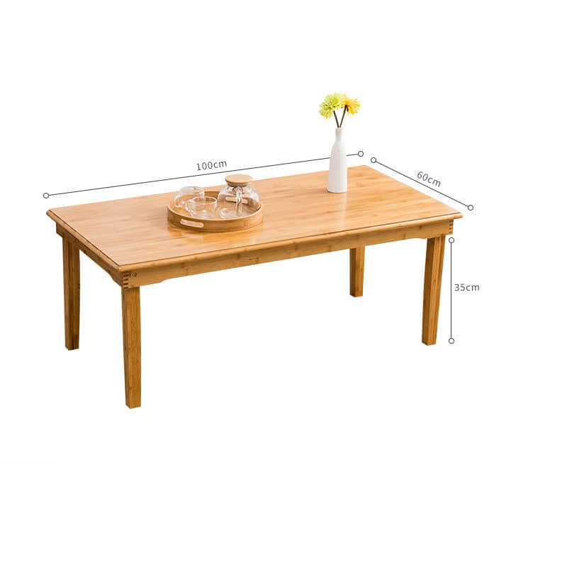 [幅80～120]こたつテーブル ナチュラル 竹製 リビングテーブル ローテーブル hsl-125
