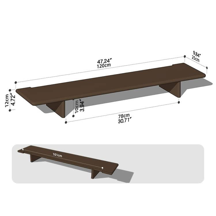 Elegant Storage Rack - Natural Wood Finish in Brown, Red Oak, Cherry, and Black Walnut hykmq-770