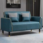 Stylish Multi-Color Techno Fabric Sofa: Modern Mint Green, Orange, Blue, Yellow, and Gray Options yr-124