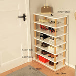 Sleek & Stylish Solid Wood Storage Rack - White, Natural, Black Finish Options fxjc-916