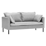 Stylish Mint Green & Dark Blue Sofa with Techno Fabric for Modern Living Rooms qm-5