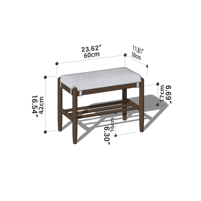 Handcrafted Green Stool in Natural Wood with Cotton Linen Upholstery - Multiple Color Options Available hykmq-744