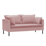 Stylish Mint Green & Dark Blue Sofa with Techno Fabric for Modern Living Rooms qm-5