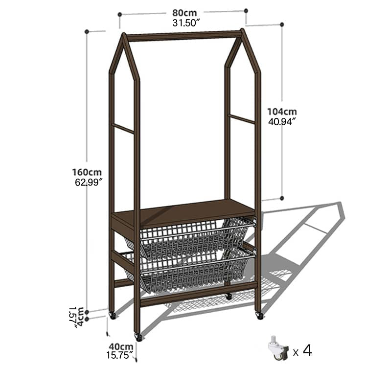 Luxurious Natural Cherry Wood & Metal Coat Hanger with Elegant Rattan and Nylon Options hykmq-765