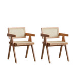 Stylish Pine Wood Rattan Dining Table – Perfect for Modern Interiors fsdb-2257