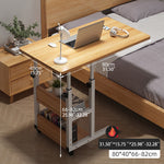 Natural Wood Color Multi-Layer Board - Stylish Table with White and Black Accents fxjc-508