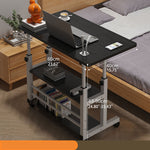 Natural Wood Color Multi-Layer Board - Stylish Table with White and Black Accents fxjc-508