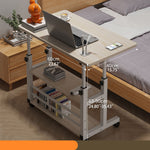 Natural Wood Color Multi-Layer Board - Stylish Table with White and Black Accents fxjc-508