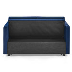 Loveseats Sofa Bed with Pull-out Bed,Adjsutable Back and Two Arm Pocket,Blue (54.5"x33"x31.5") W48766864-djyc