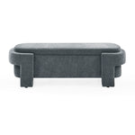 Chenille Upholstered Bench with Large Storage Space for the Living Room, Entryway and Bedroom,Grey,( 51.5''x20.5''x17'' ) W48790041-djyc