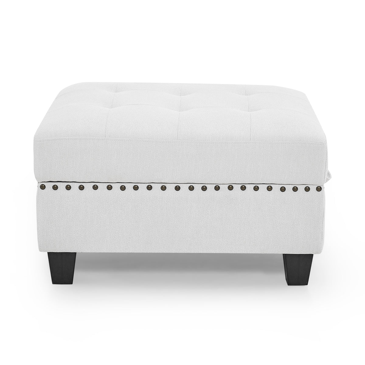 Ottoman for Modular Sectional,Ivory(25.5"x31.5"x19") W487125891-djyc