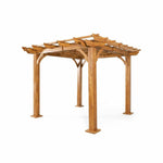 Elegant Acacia Wood Pergola - Multi-Purpose Outdoor Shade & Privacy, 120” x 120 72604-djyc