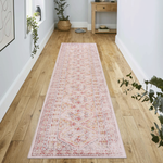 MAVAL Beige Washable Rug 2'6'' x 10' Runner Rug (Beige, 2'6'' x 10')-B189P188988