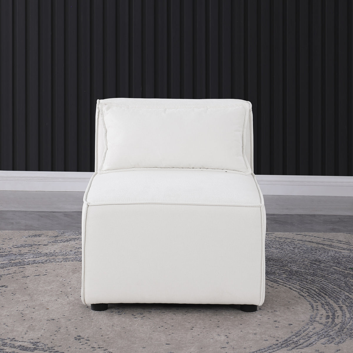 middle armless chairBeige W1099P183972-djyc