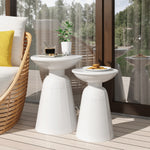 Sleek and Functional: Modern Side Table Set for Any Space 73614.00WHI-djyc