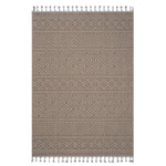 Guros Collection 4X6 Mocha / Geometric Indoor/ Outdoor Area Rug-B189P183452