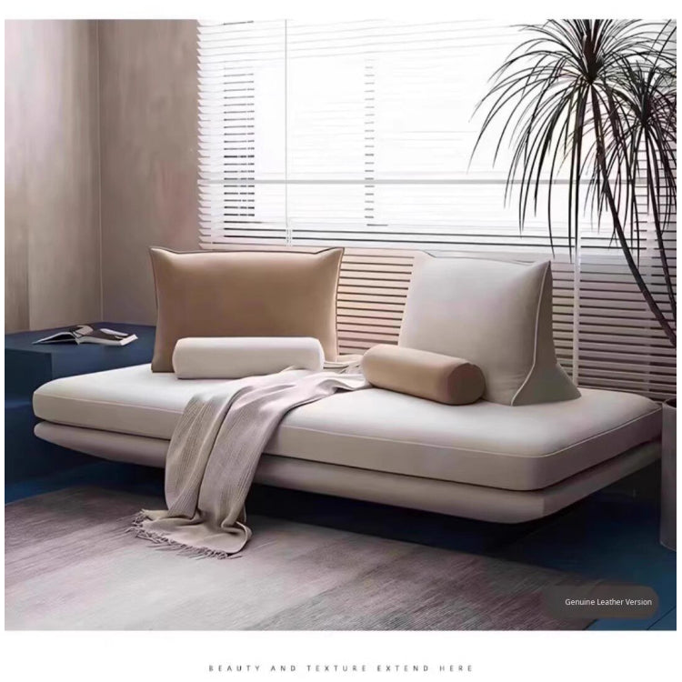 Armless Movable Cotton-Linen Fabric Sofa with Backrest, Window Seat Couch aj-0209-53
