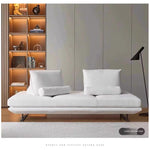 Armless Movable Cotton-Linen Fabric Sofa with Backrest, Window Seat Couch aj-0209-53