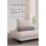 Armless Movable Cotton-Linen Fabric Sofa with Backrest, Window Seat Couch aj-0209-53