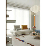 Armless Movable Cotton-Linen Fabric Sofa with Backrest, Window Seat Couch aj-0209-53