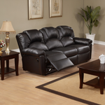Modern Contemporary Style 3pc Living Room Set 1x Sofa 1x Loveseat 1x Chair Black Finish Pillow Arms Cushion Backrest Primary Living Room Furniture-B011S02382 - 正方形修复