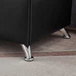 56.7" Bed Bench with Storage BlackLeather W1669P147647-djyc