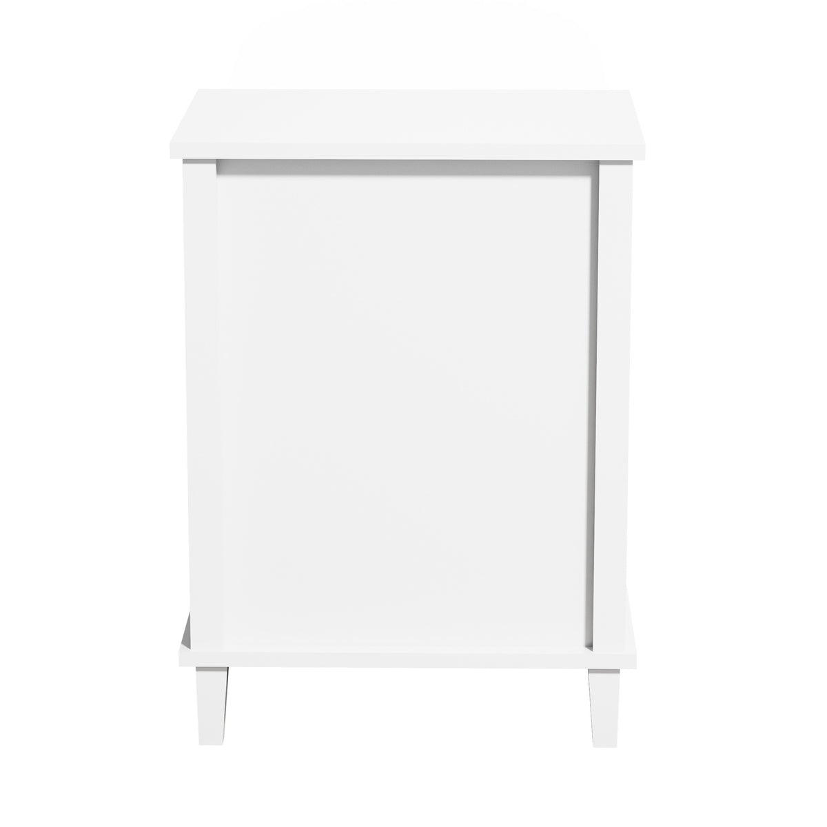 26.77''H Wooden Nightstand with One Drawer One Shelf for Kids, Adults, White W80859138-djyc