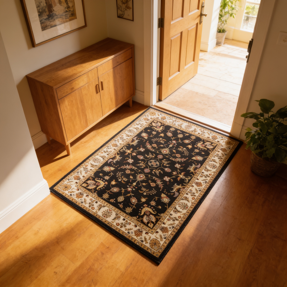 Classic GC_VIN5007 Black 2 ft. x 3 ft. Area Rug-B186P452258 - 场景图