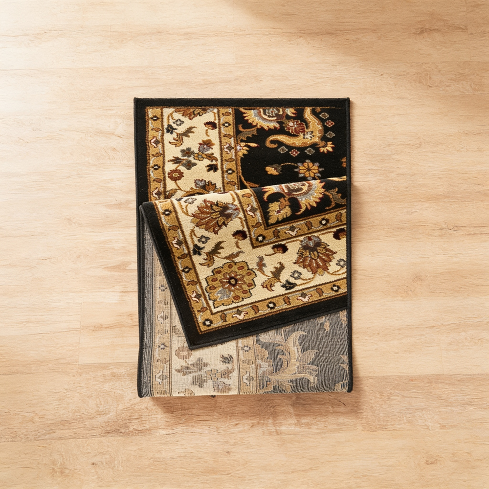 Classic GC_VIN5007 Black 5 ft. 3 in. x 7 ft. 3 in. Area Rug-B186P452260 - 细节图