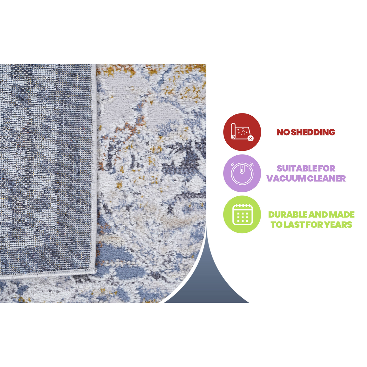 PAYAS Collection 8X10 Ivory / Grey / Traditional Area Rug-B189P183544 - 商品介绍图