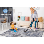 PAYAS Collection 5X7 Grey / Denim / Abstract Area Rug-B189P183552 - 商品介绍图
