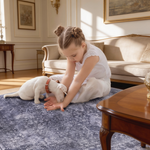 MAVAL Anthracite Washable Rug 2' x 3' Doormat Rug (Anthracite, 2' x 3')-B189P189038 - 场景图