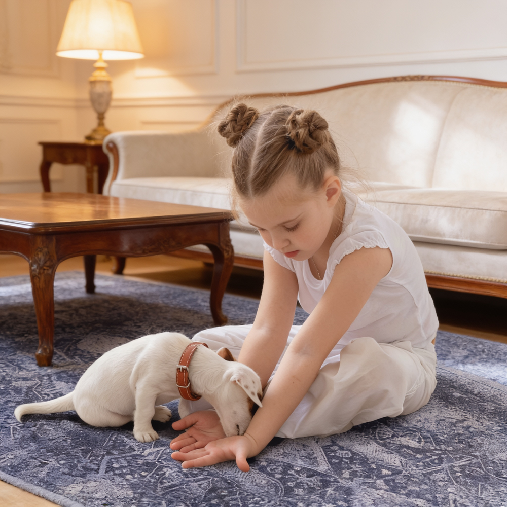 MAVAL Anthracite Washable Rug 2'6'' x 10' Runner Rug (Anthracite, 2'6'' x 10')-B189P189039 - 场景图