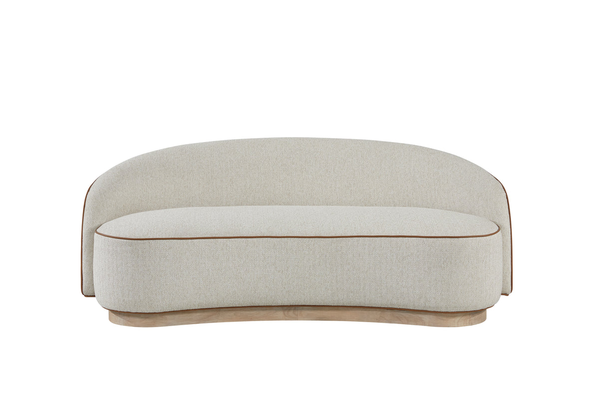 Tight Back Sofa with a Plithe Wood Base-B2699P481667