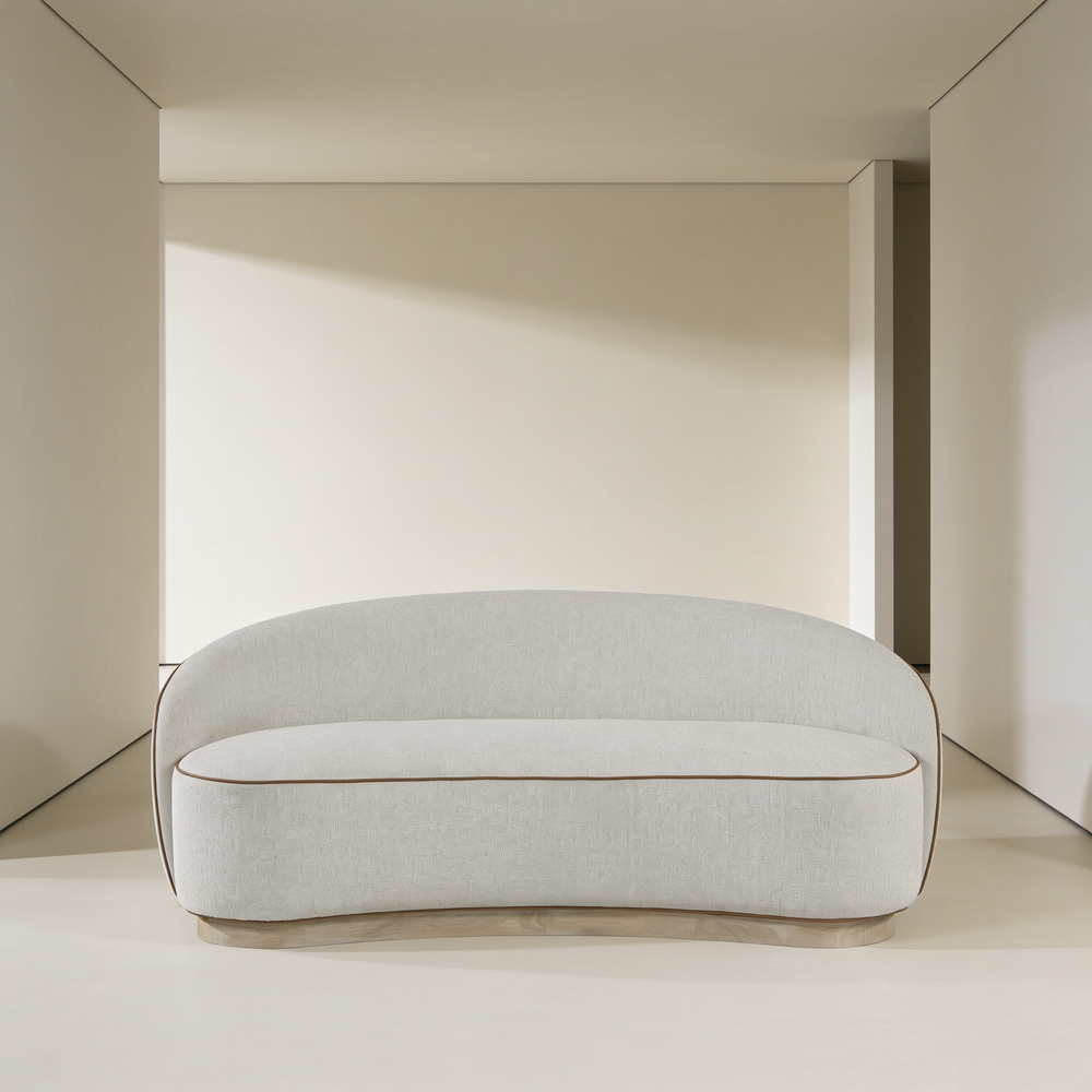 Tight Back Sofa with a Plithe Wood Base-B2699P481667 - 场景图