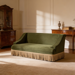 Duchess 33' Medium Princess Pet Bed Sofa with Fringe Skirt, Olive Green Performance Velvet-B2719P479031 - 场景图