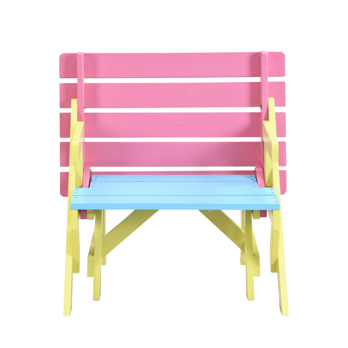 KID'S MULTI-FUNCTIONAL ARM CHAIR,TABLE+ 2 BENCHES (All-in-one) W495P170202-djyc