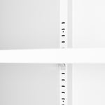 Suitable for steel storage cabinets in living rooms, kitchens, and bedrooms, 2 door miscellaneous storage cabinet, garage tool storage cabinet, and office file cabinet 2 movable partitions W1247P173330-djyc