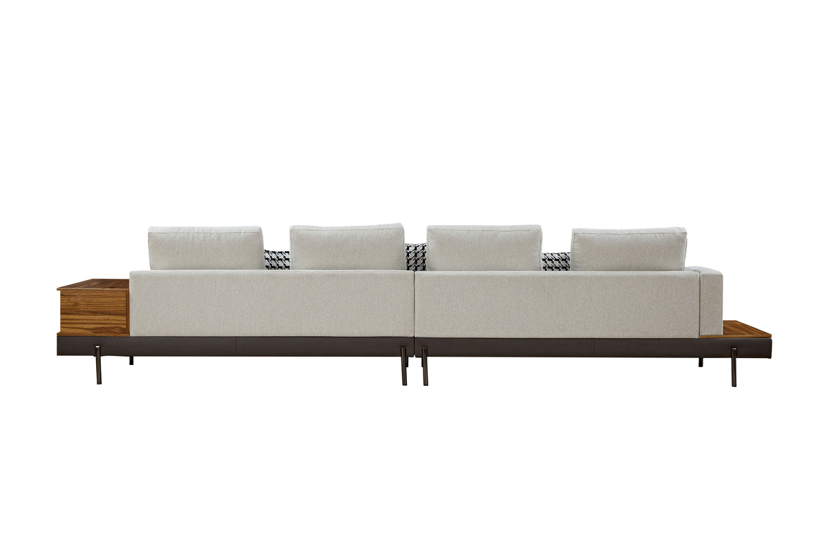 Luxury sofa/Fabric sofain Living Room Left and Right Interchangeable/four seat sofa/off-white W1793S00002-djyc