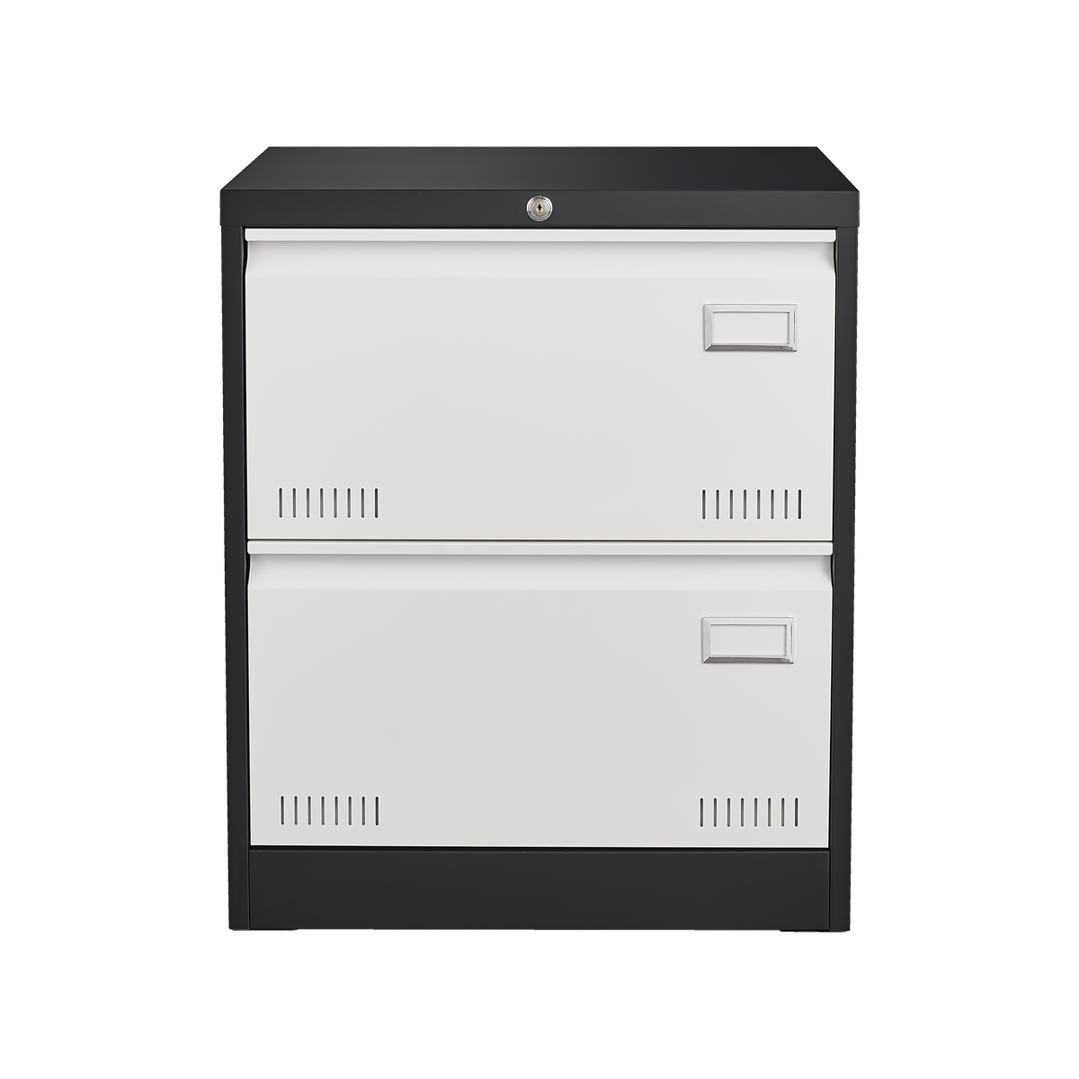 2 Drawer Metal Lateral File Cabinet with Lock,Office Vertical Files Cabinet for Home Office/Legal/Letter/A4,Locking Metal File Cabinet,Assembly Required W1247118739-djyc