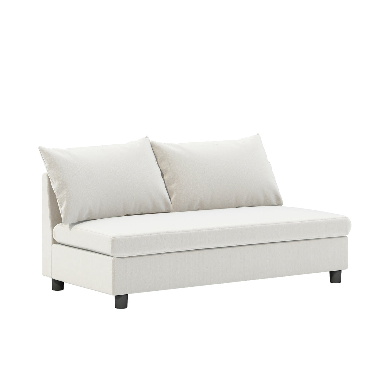 Modular Piece--Loveseat, Part of Sectional sofa,Chenille,Minimalist Style,2 Colors,Not for Separate Use N723P228103A-djyc