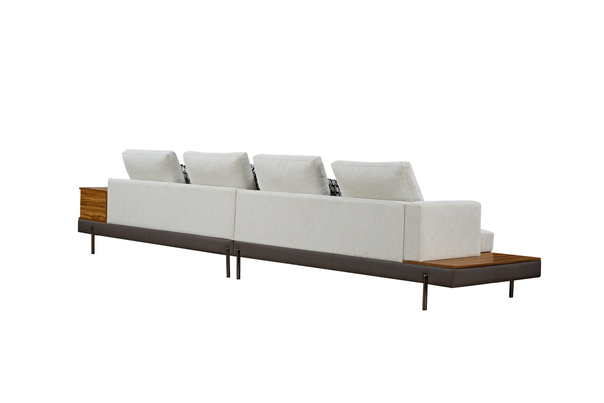 Luxury sofa/Fabric sofain Living Room Left and Right Interchangeable/four seat sofa/off-white W1793S00002-djyc