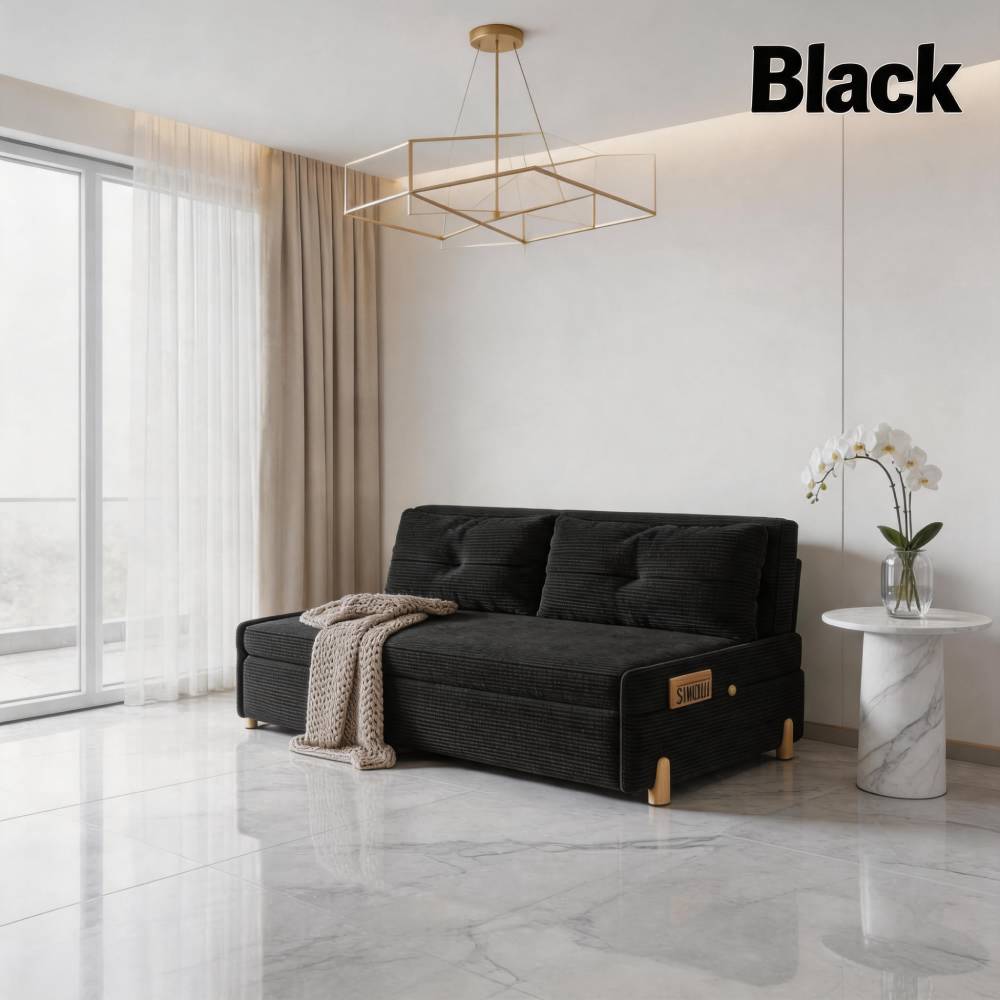 Stylish Solid Wood Corduroy Sofa in Elegant Green - Perfect for Modern Living Rooms fdh-3110（副本）