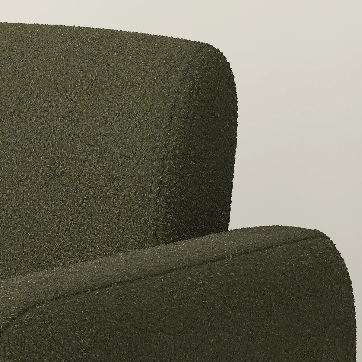 Green single sofa chair, upholstered comfortable chair with armrests, for dining room/bedroom/living room/reception - Green (30.9"*30.51"*30.11") W487P183021-djyc